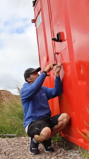 Container Opening In Cardiff